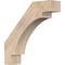 Ekena Millwork 5 1/2"W x 24"D x 24"H Merced Smooth Knee Brace, Douglas Fir BRC06X24X24MRC00SDF - alternate 1